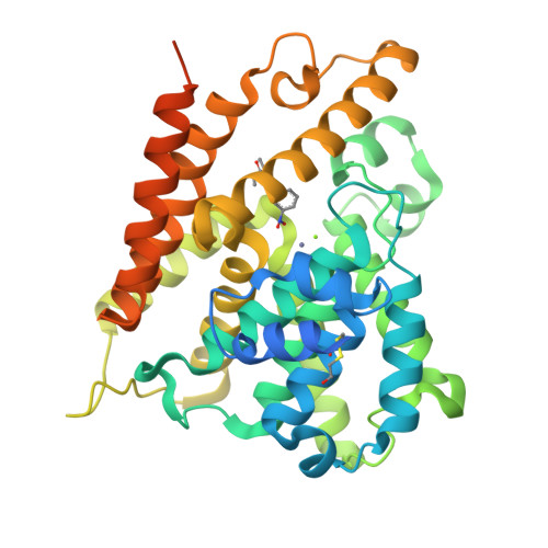 RCSB PDB - 1Y2J: Catalytic Domain Of Human Phosphodiesterase 4B In 