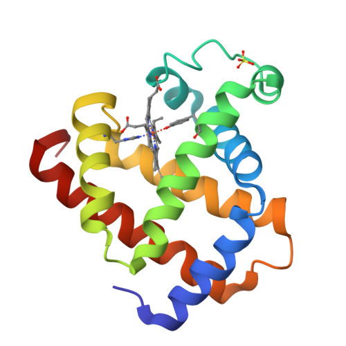 RCSB PDB - 1YMA: STRUCTURAL CHARACTERIZATION OF HEME LIGATION IN THE ...