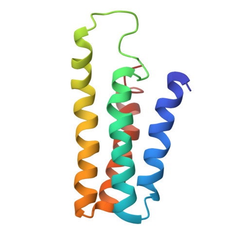 RCSB PDB - 1YYX: The solution structure of a redesigned apocytochrome ...