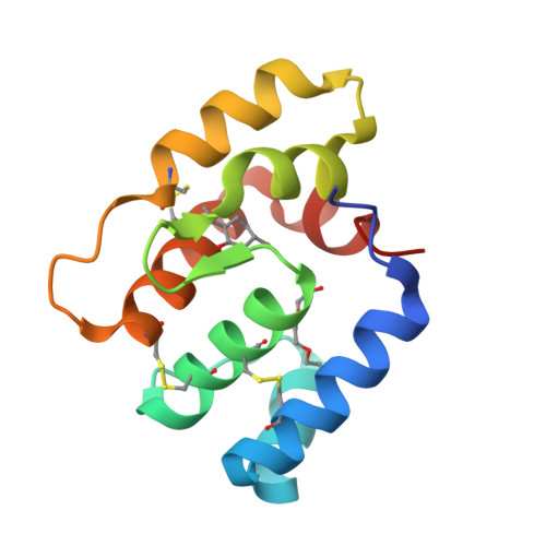 Pmdstructure Icon RCSB PDB - 29MD: Structure of Anopheles gambiae OBP9 in complex with ...