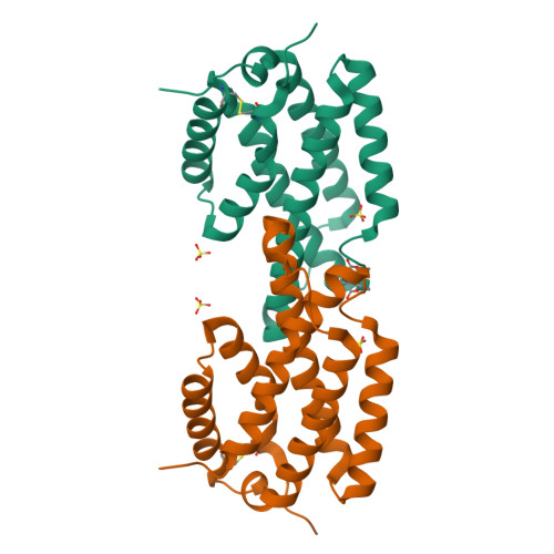 Secreted chorismate mutase structure