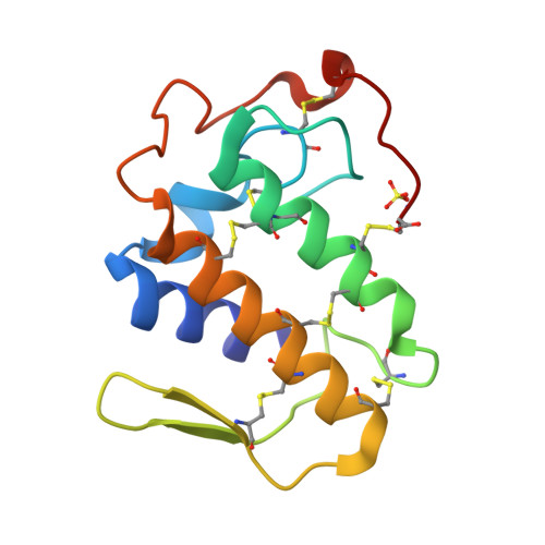 RCSB PDB - 2AOZ: Crystal structure of the myotoxin-II from
