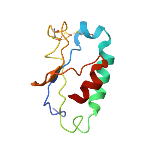 Rcsb Pdb Auv Solution Structure Of Hndac A Thioredoxin Like Fe