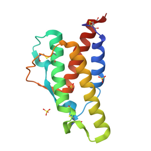 RCSB PDB - 2B8U: Crystal structure of wildtype human Interleukin-4