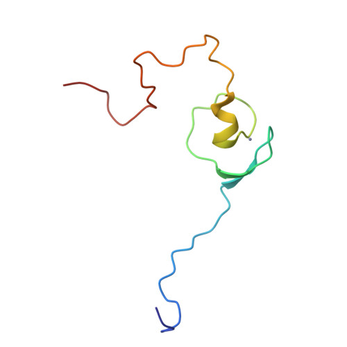 RCSB PDB 2CTU Solution structure of zinc finger domain from human Zn finger protein 483