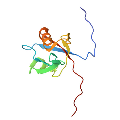 RCSB PDB - 2DJT: Solution structures of the PDZ domain of human unnamed ...