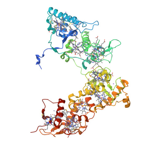 RCSB PDB - 2E84: Crystal structure of High-Molecular Weight Cytochrome ...