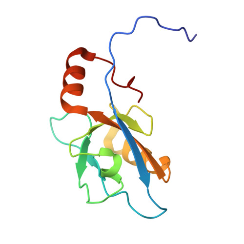 RCSB PDB - 2EDZ: Solution structures of the PDZ domain of mus musculus ...