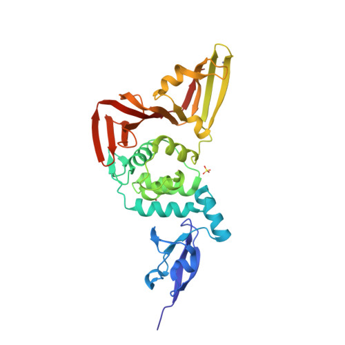 RCSB PDB - 2FE8: SARS coronavirus papain-like protease: structure