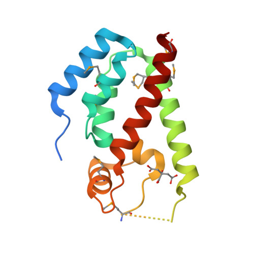 RCSB PDB - 2GON: Xray Structure of Gag133-278