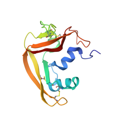 RCSB PDB - 2HKY: NMR solution structure of human RNase 7