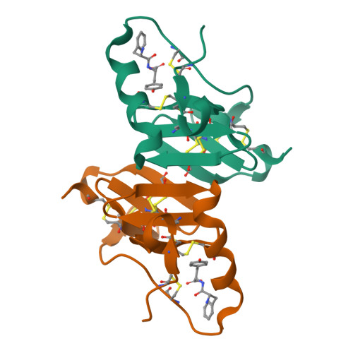 RCSB PDB - 2HNU: Crystal Structure of a Dipeptide Complex of Bovine ...