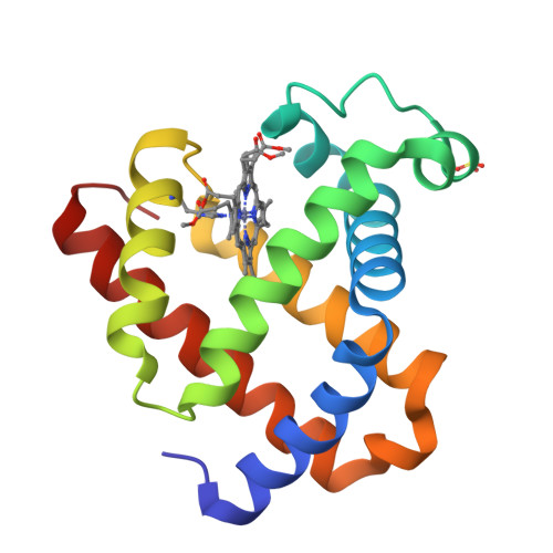 RCSB PDB - 2IN4: Crystal Structure of Myoglobin with Charge