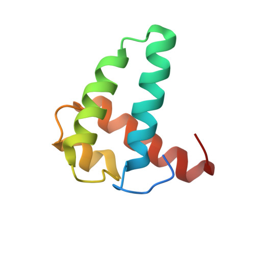 Rcsb Pdb Kp Solution Nmr Structure Of The Mus N Terminal Hhh Northeast Structural