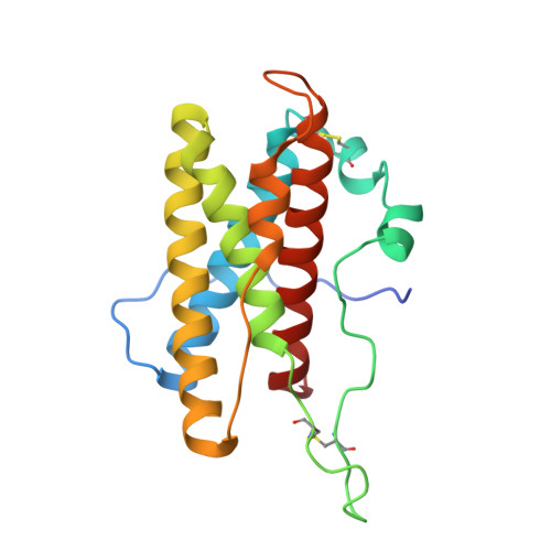 RCSB PDB - 2L3Y: Solution structure of mouse IL-6