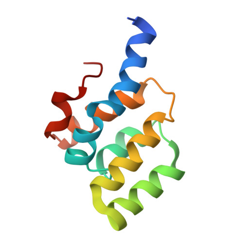 RCSB PDB - 2LWE: Solution structure of mutant (T170E) second CARD of ...