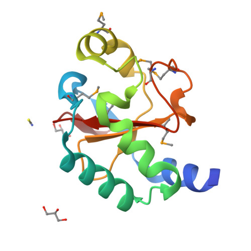 RCSB PDB - 2OGB: Crystal structure of the C-terminal domain of mouse Nrdp1