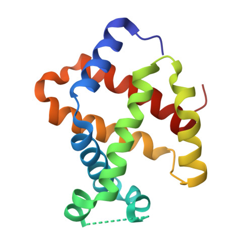 RCSB PDB - 2PEG: Crystal structure of Trematomus bernacchii hemoglobin ...