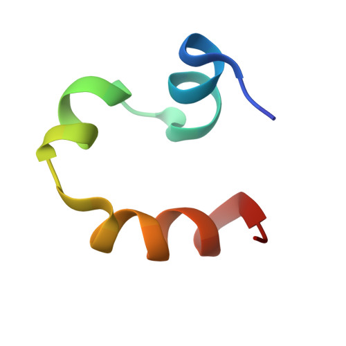 RCSB PDB - 2PPZ: NMR solution Structure of the Villin Headpiece Mutant G34L