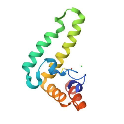 RCSB PDB - 2QSA: Crystal structure of J-domain of DnaJ homolog dnj-2 ...