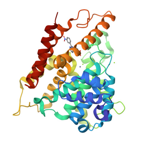 Rcsb Pdb - 2qyl: Crystal Structure Of Pde4b2b In Complex With Inhibitor Npv