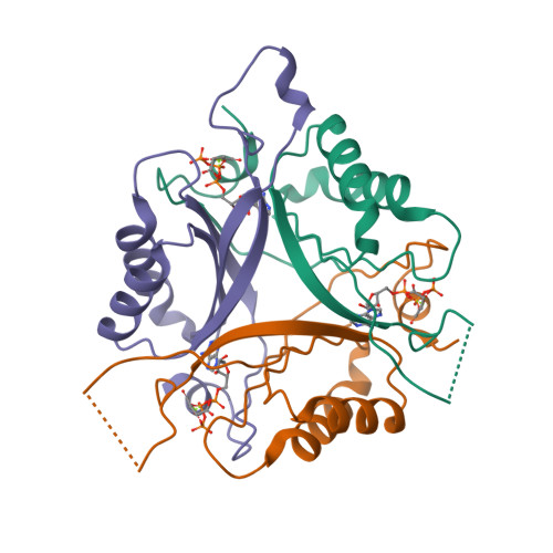 RCSB PDB - 2XZW: STRUCTURE OF PII FROM SYNECHOCOCCUS ELONGATUS IN 