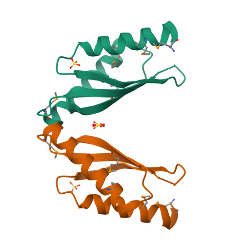 RCSB PDB - 2ZZT: Crystal structure of the cytosolic domain of the ...