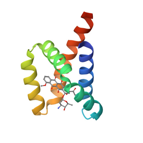 RCSB PDB - 36IQ: Structure of de novo designed doxorubicin binding ...