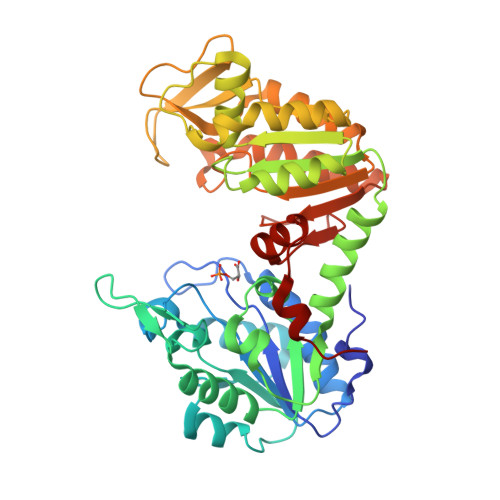 RCSB PDB - 3C3A: Crystal Structure of human phosphoglycerate kinase bound  to 3-phosphoglycerate and L-ADP