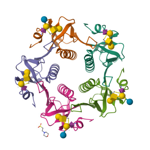 RCSB PDB - 3CHB: CHOLERA TOXIN B-PENTAMER COMPLEXED WITH GM1 ...