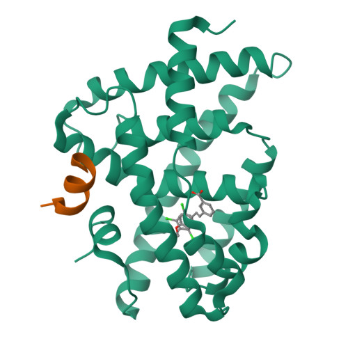 RCSB PDB - 3DCT: FXR with SRC1 and GW4064