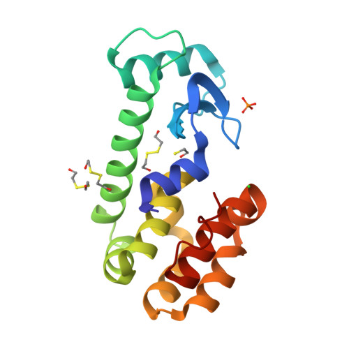 RCSB PDB - 3DMV: Free of ligand binding in the hydrophobic cavity of T4 ...