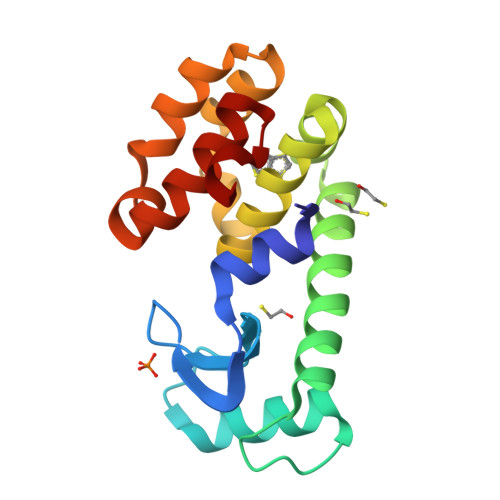 RCSB PDB - 3HUQ: Thieno[3,2-b]thiophene in complex with T4 lysozyme ...