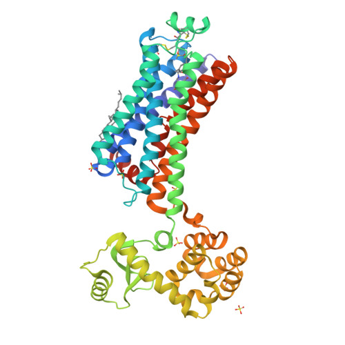 RCSB PDB - 3PDS: Irreversible Agonist-Beta2 Adrenoceptor Complex