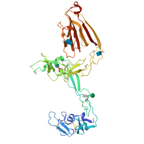 RCSB PDB - 3VN4: Crystal structure of the exosite-containing fragment ...
