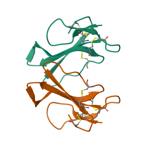 RCSB PDB - 3VTS: Crystal structure of a three finger toxin