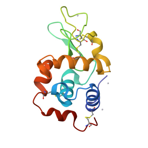 RCSB PDB - 3WPL: SPATIOTEMPORAL DEVELOPMENT of SOAKED PROTEIN CRYSTAL ...