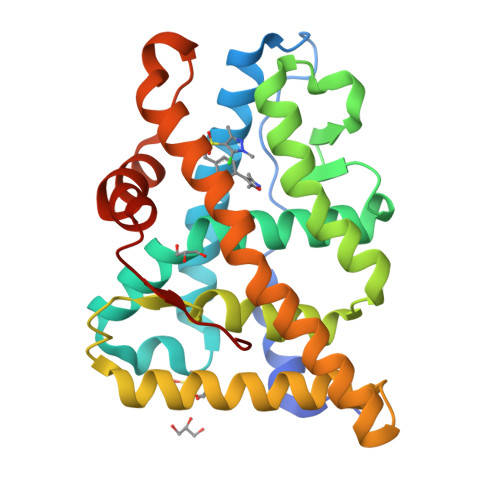 RCSB PDB - 3ZRB: Structural basis for agonism and antagonism for a set ...