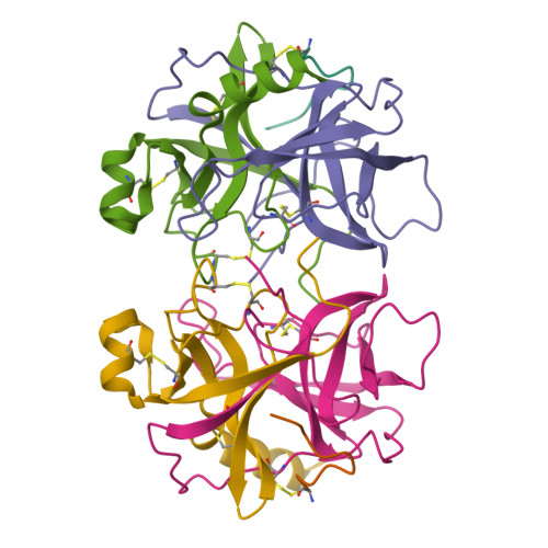 RCSB PDB - 4CHA: STRUCTURE OF ALPHA-*CHYMOTRYPSIN REFINED AT 1.68 ...