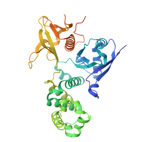 RCSB PDB - 4CYE: Crystal structure of avian FAK FERM domain FAK31-405 ...