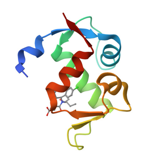 RCSB PDB - 4ERF: crystal structure of MDM2 (17-111) in complex with ...