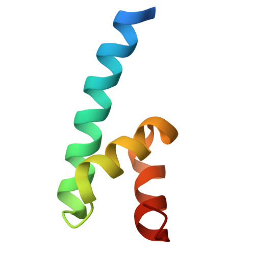 RCSB PDB - 4G3O: Crystal structure of the CUE domain of the E3 ...