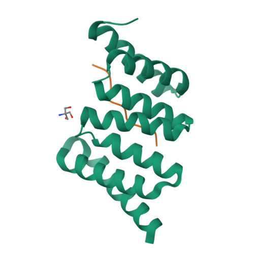 RCSB PDB - 4JL0: Crystal structure of PcrH in complex with the ...