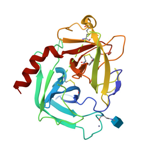 RCSB PDB - 4K2Y: Crystal Structure of Human Chymase in Complex with ...
