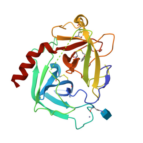 RCSB PDB - 4K60: Crystal Structure of Human Chymase in Complex with ...