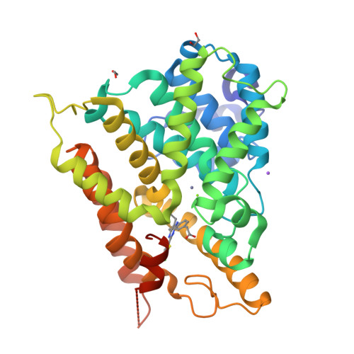 RCSB PDB - 4MYQ: Selective Inhibition of the Catalytic Domain Of Human ...