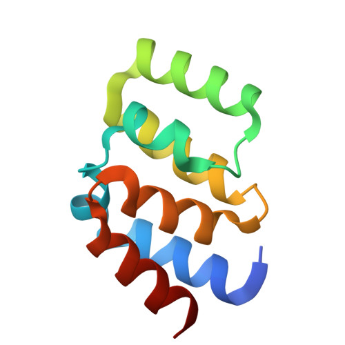 RCSB PDB - 4O9F: crystal structure of horse MAVS card domain mutant R64C