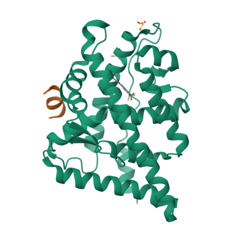 RCSB PDB - 4OJ9: Crystal structure of T877A-AR-LBD bound with co