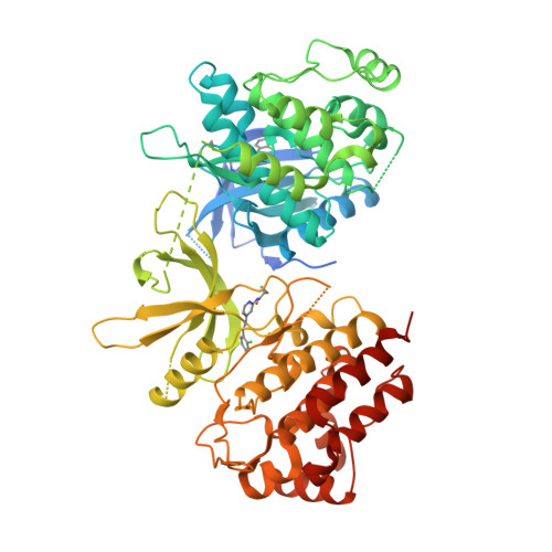 RCSB PDB - 4OLI: The pseudokinase/kinase protein from JAK-family member ...