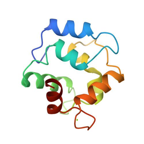 RCSB PDB - 4PAL: IONIC INTERACTIONS WITH PARVALBUMINS. CRYSTAL ...